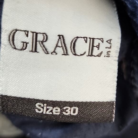 Grace in LA Embroidered Jeans - Picture 4 of 5